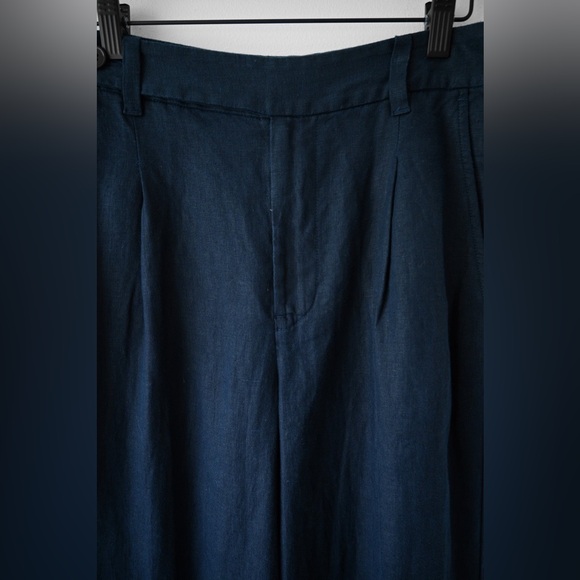 Madewell "The Harlow" Wide Leg Linen Pant NWT - Picture 9 of 12